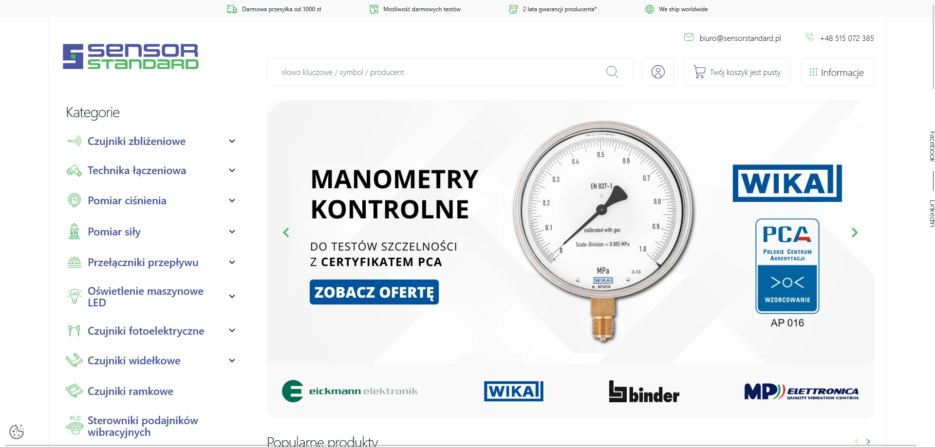 Sensor Standard